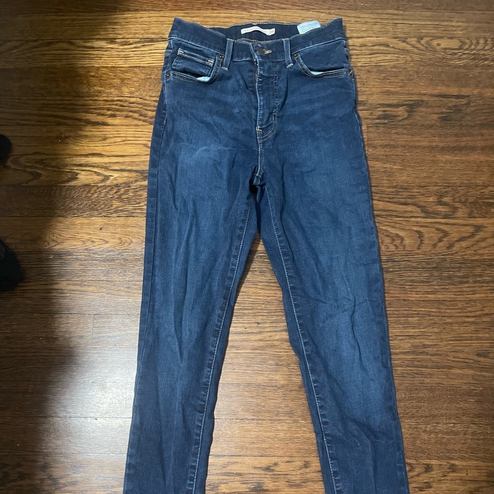 Women’s Levi’s mid rise mile high super skinny jeans, size 26
